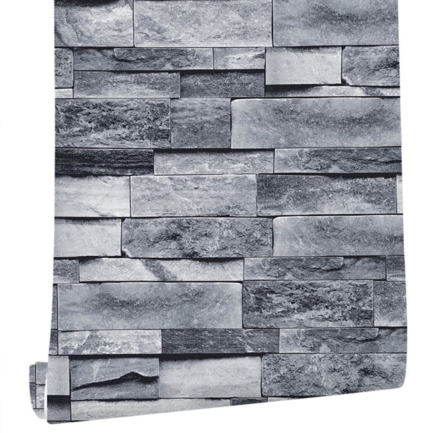 Self Adhesive Wallpaper 3D Simulation Brick Designed Thickened Paper Wall Stickers for Decoration V1294-YM0512-3114220109111