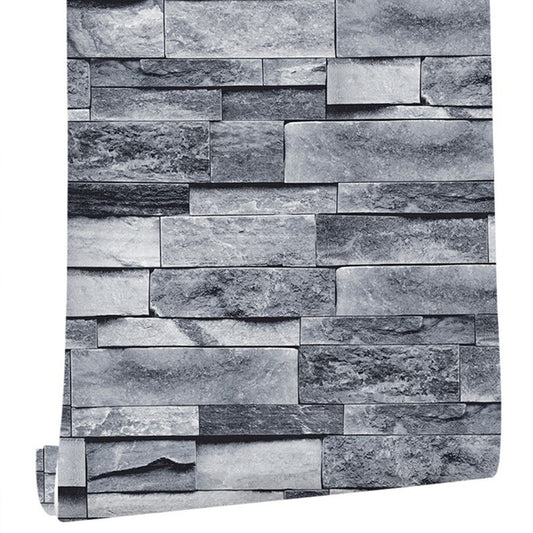 Self Adhesive Wallpaper 3D Simulation Brick Designed Thickened Paper Wall Stickers for Decoration V1294-YM0512-3114220109111