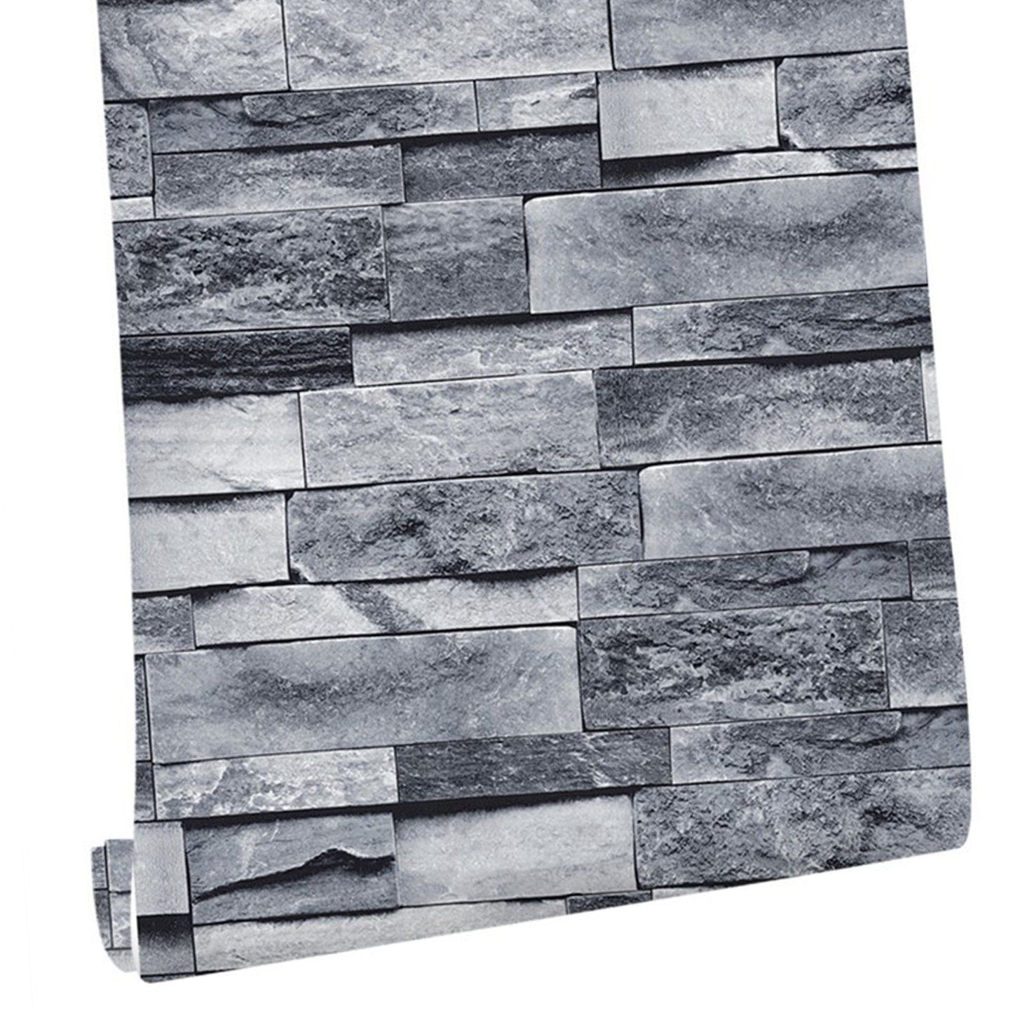 Self Adhesive Wallpaper 3D Simulation Brick Designed Thickened Paper Wall Stickers for Decoration V1294-YM0512-3114220109111