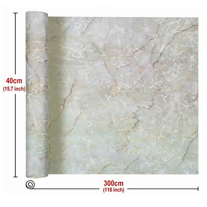 Kitchen Self Adhesive Film Marble Grain Waterproof High Temperature Resistance Home Decoration Wallpaper for V1294-YM0512-3114220110611