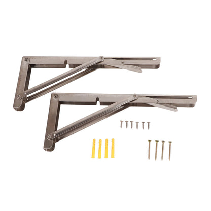 Triangular Folding Angle Bracket Thickened Stainless Steel L Shaped Folding Angle Support for Kitchen Bedroom V1294-YM0512-3115220110511