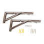 Triangular Folding Angle Bracket Thickened Stainless Steel L Shaped Folding Angle Support for Kitchen Bedroom V1294-YM0512-3115220110511
