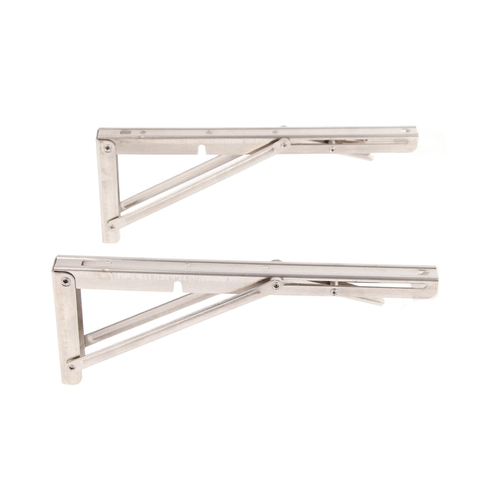 Triangular Folding Angle Bracket Thickened Stainless Steel L Shaped Folding Angle Support for Kitchen Bedroom V1294-YM0512-3115220110511