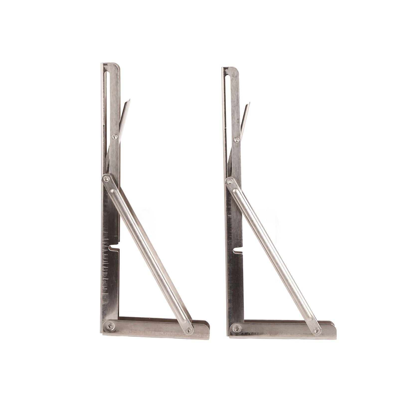 Triangular Folding Angle Bracket Thickened Stainless Steel L Shaped Folding Angle Support for Kitchen Bedroom V1294-YM0512-3115220110511