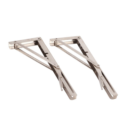 Triangular Folding Angle Bracket Thickened Stainless Steel L Shaped Folding Angle Support for Kitchen Bedroom V1294-YM0512-3115220110511