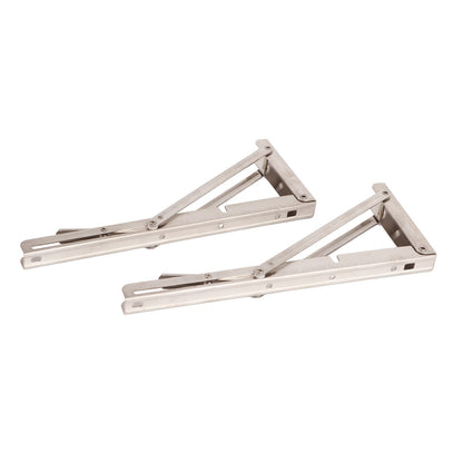 Triangular Folding Angle Bracket Thickened Stainless Steel L Shaped Folding Angle Support for Kitchen Bedroom V1294-YM0512-3115220110511