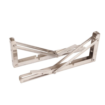 Triangular Folding Angle Bracket Thickened Stainless Steel L Shaped Folding Angle Support for Kitchen Bedroom V1294-YM0512-3115220110511