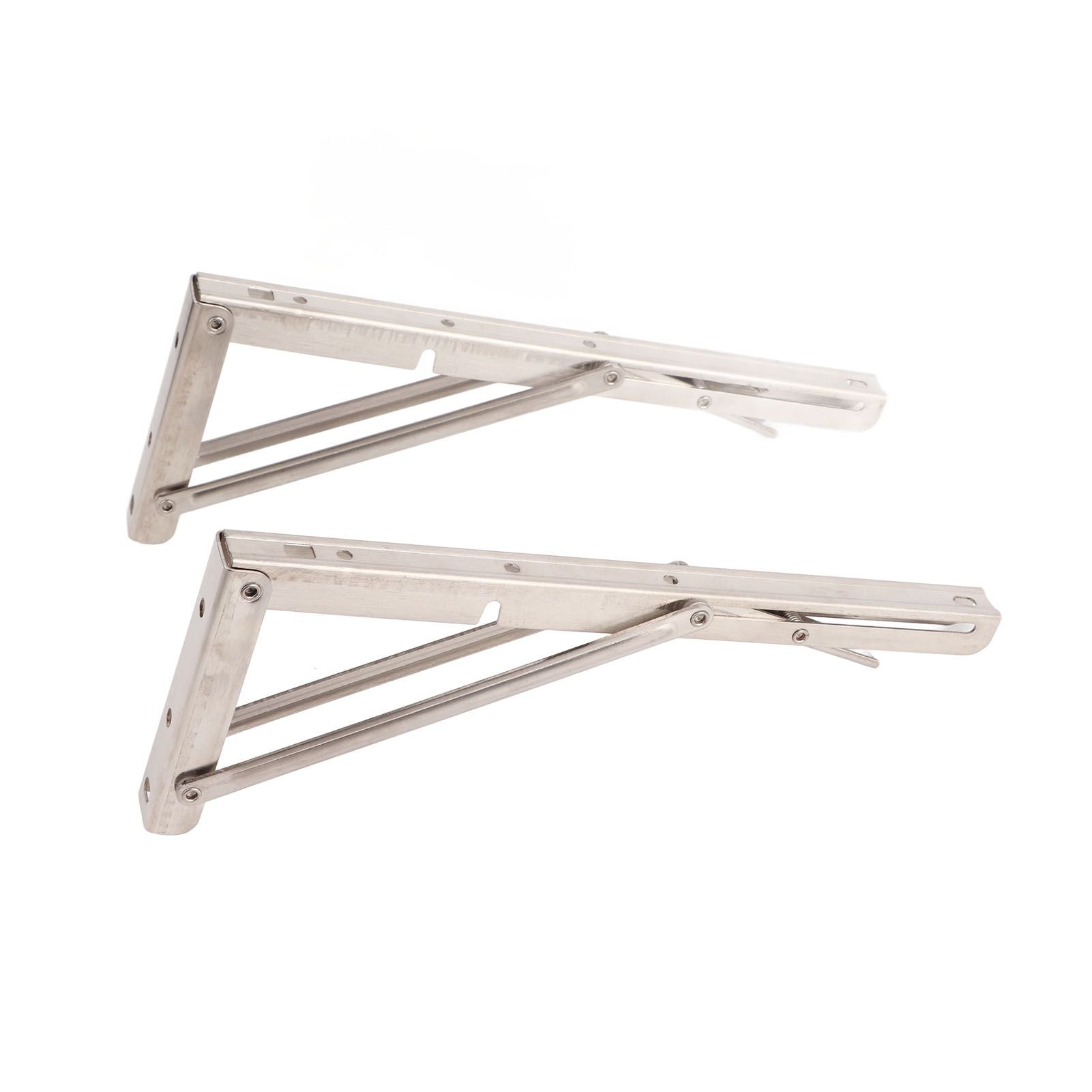 Triangular Folding Angle Bracket Thickened Stainless Steel L Shaped Folding Angle Support for Kitchen Bedroom V1294-YM0512-3115220110511
