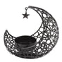 Romantic Moon Candlestick Iron Hollowed Candle Holder for Weddings Christmas Decoration Dining Coffee Table V1294-YM0512-3115220112912
