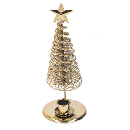 Metal Pine Tree Christmas Tree Tealight Candle Holder Candlestick Ornaments Arab Home Decoration V1294-YM0512-3115220113111