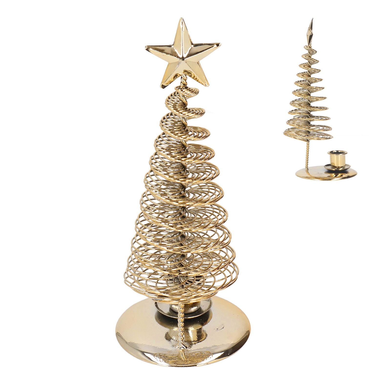 Metal Pine Tree Christmas Tree Tealight Candle Holder Candlestick Ornaments Arab Home Decoration V1294-YM0512-3115220113111