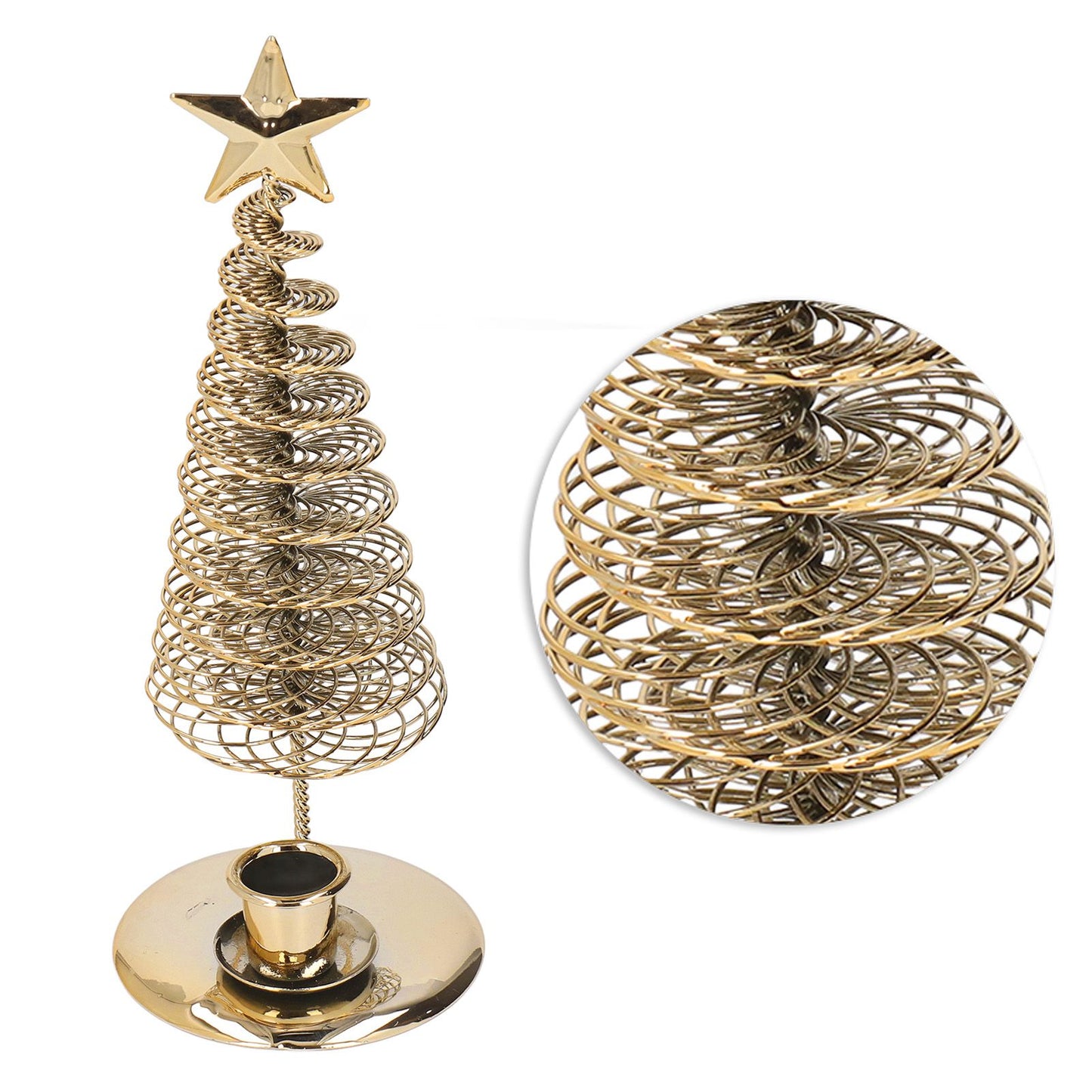 Metal Pine Tree Christmas Tree Tealight Candle Holder Candlestick Ornaments Arab Home Decoration V1294-YM0512-3115220113111