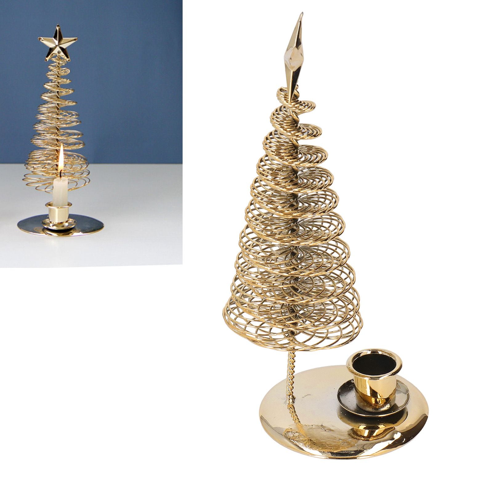 Metal Pine Tree Christmas Tree Tealight Candle Holder Candlestick Ornaments Arab Home Decoration V1294-YM0512-3115220113111