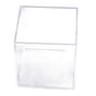 12cm Piggy Bank Acrylic Clear Dustproof Cube Money Boxes Storage Money Saving Box V1294-YM0512-3115220115211