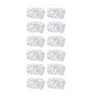 12PCS 0.03W Button String Lights Cold White Light 20 LED 3V Flexible IP65 Waterproof for Wedding Party Bedroom V1294-YM0512-3115220116511