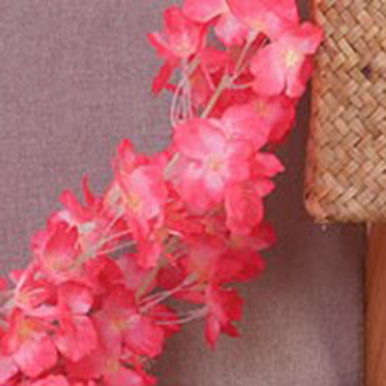 1.8m 256 Simulated Artificial Sakura Flower Garland Hanging Vines for Spring Home Room Wedding Party Decor V1294-YM0512-3115220117712