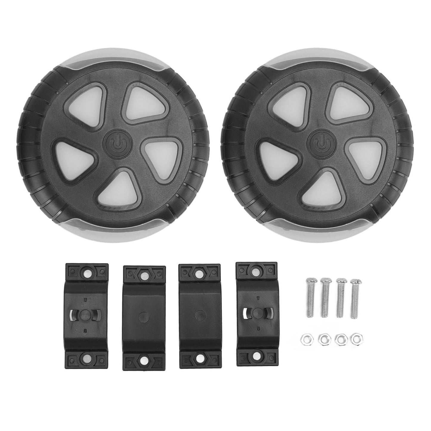 1 Pair Stroller Lights Waterproof Easy to Install LED Stroller Lights Stroller Safety Lights for Wheelchair V1294-YM0512-3115220118311