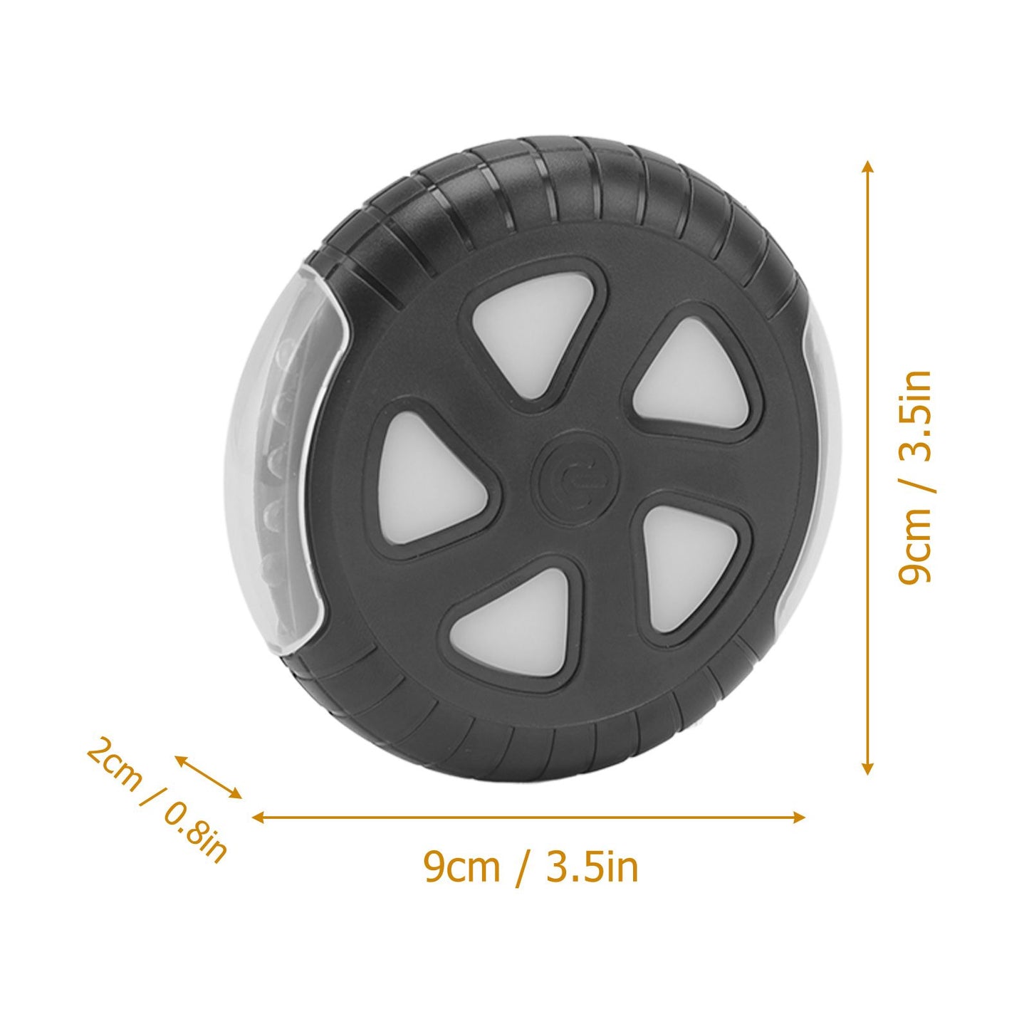 1 Pair Stroller Lights Waterproof Easy to Install LED Stroller Lights Stroller Safety Lights for Wheelchair V1294-YM0512-3115220118311