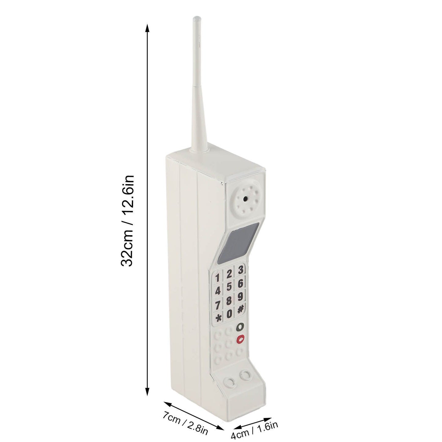 Retro Cellphone Model Old Fashioned Cellular Phone Model Ornament Vintage Simulation Photographic Props for V1294-YM0512-3115220118411