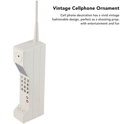 Retro Cellphone Model Old Fashioned Cellular Phone Model Ornament Vintage Simulation Photographic Props for V1294-YM0512-3115220118411