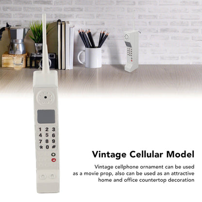Retro Cellphone Model Old Fashioned Cellular Phone Model Ornament Vintage Simulation Photographic Props for V1294-YM0512-3115220118411