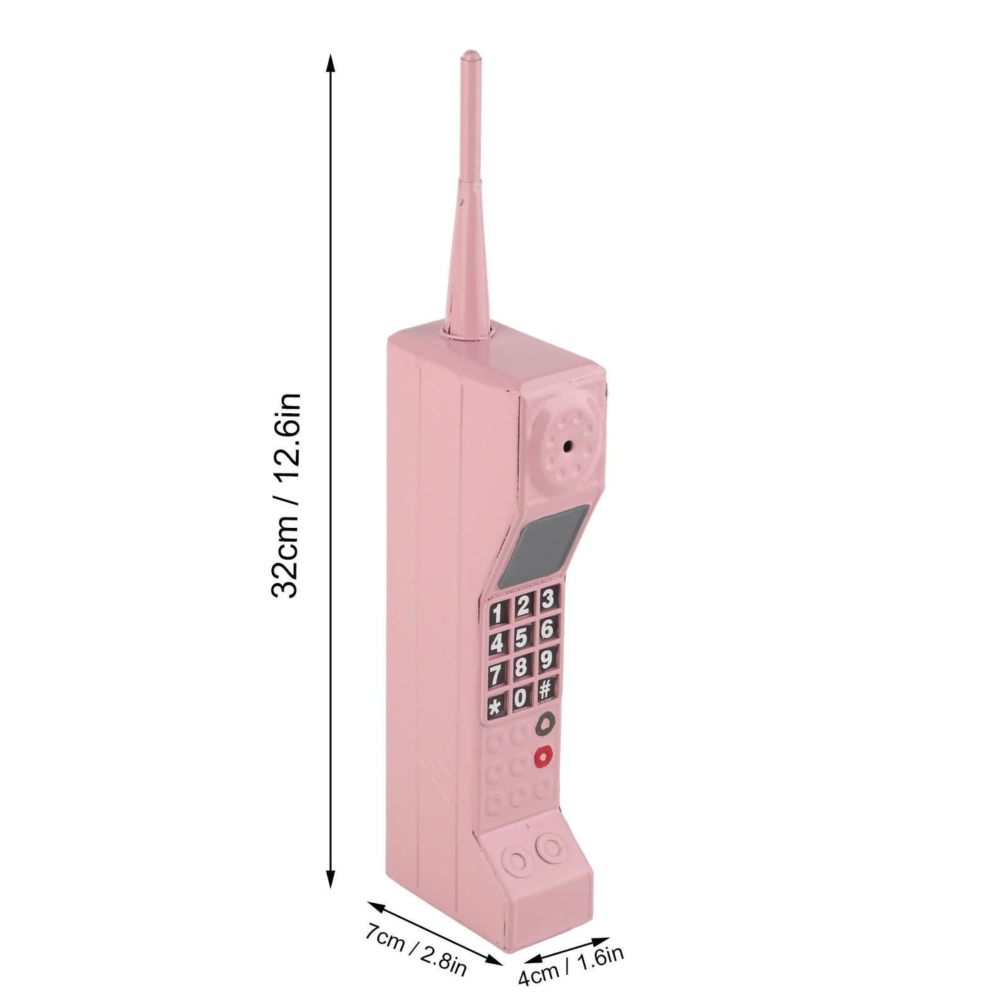 Retro Cellphone Model Old Fashioned Cellular Phone Model Ornament Vintage Simulation Photographic Props for V1294-YM0512-3115220118412