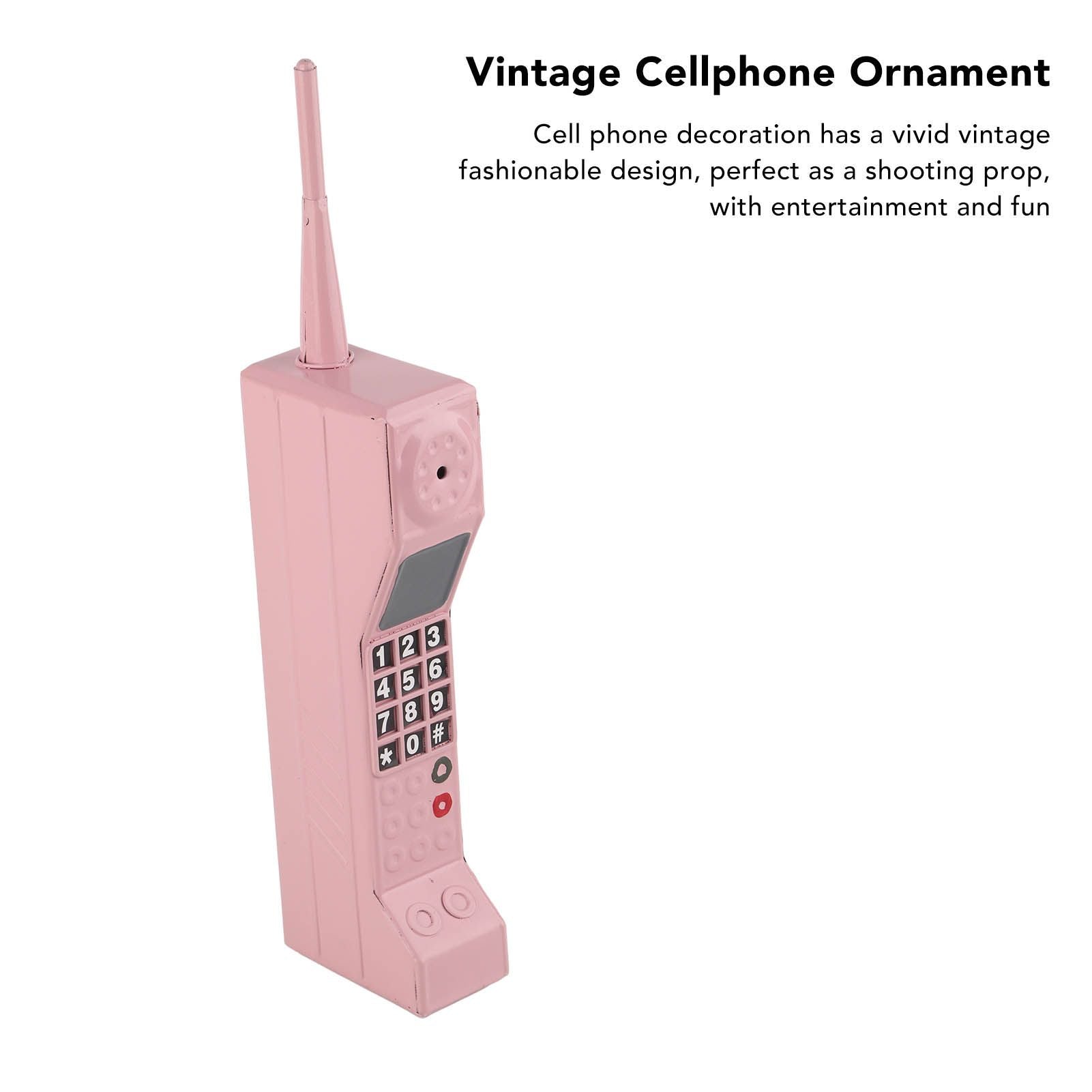 Retro Cellphone Model Old Fashioned Cellular Phone Model Ornament Vintage Simulation Photographic Props for V1294-YM0512-3115220118412