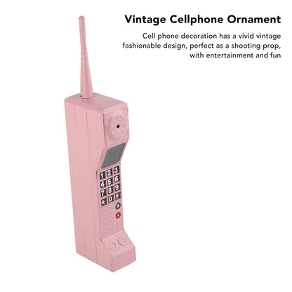 Retro Cellphone Model Old Fashioned Cellular Phone Model Ornament Vintage Simulation Photographic Props for V1294-YM0512-3115220118412