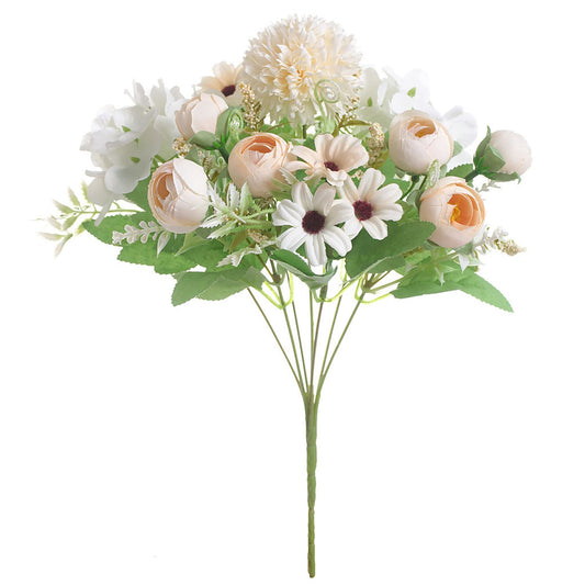 Artificial Flower Exquisite Lifelike Silk Cloth Faux Flower for Photography Wedding Home Shop Decoration V1294-YM0512-3115220118813