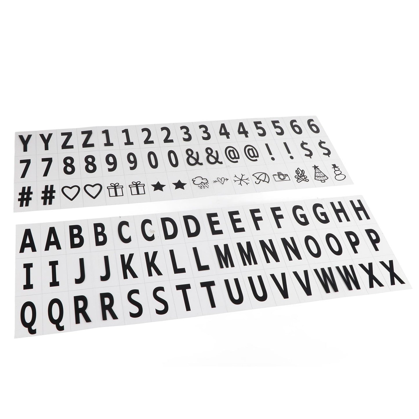 Cinema Light Box with Letters DIY Warm Light Up Letter Box with 96 Lettering Sticker for Room Decoration V1294-YM0512-3115220119311