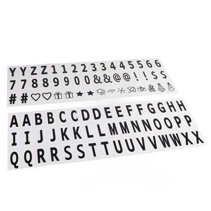 Cinema Light Box with Letters DIY Warm Light Up Letter Box with 96 Lettering Sticker for Room Decoration V1294-YM0512-3115220119311
