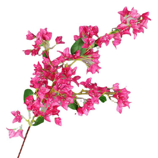120cm Artificial Silk Bougainvillea Branches Faux Rose Red Bougainvillea with Iron Wire Stems for Wedding V1294-YM0512-3115220120811