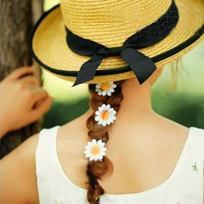 100pcs Artificial Little Daisy Lovely DIY Handcraft Silk Little Daisy for Offices Weddings White V1294-YM0512-3115220121912