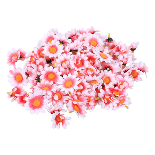 100pcs Artificial Little Daisy Lovely DIY Handcraft Silk Little Daisy for Offices Weddings Pink White V1294-YM0512-3115220121913