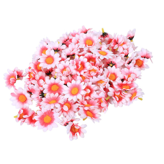 100pcs Artificial Little Daisy Lovely DIY Handcraft Silk Little Daisy for Offices Weddings Pink White V1294-YM0512-3115220121913