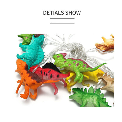 Dinosaur String Lamp 2m 10LED String Lights Animal Fashionable Decorative Light for Bedroom 4.5V V1294-YM0512-3115220122711
