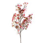 Artificial Cherry Blossom 4 Branches Decorative Lifelike Cherry Blossom Branches Decor 97cm Dark Pink V1294-YM0512-3115220122912