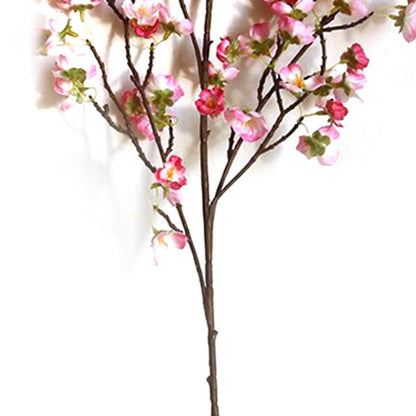 Artificial Cherry Blossom 4 Branches Decorative Lifelike Cherry Blossom Branches Decor 97cm Dark Pink V1294-YM0512-3115220122912