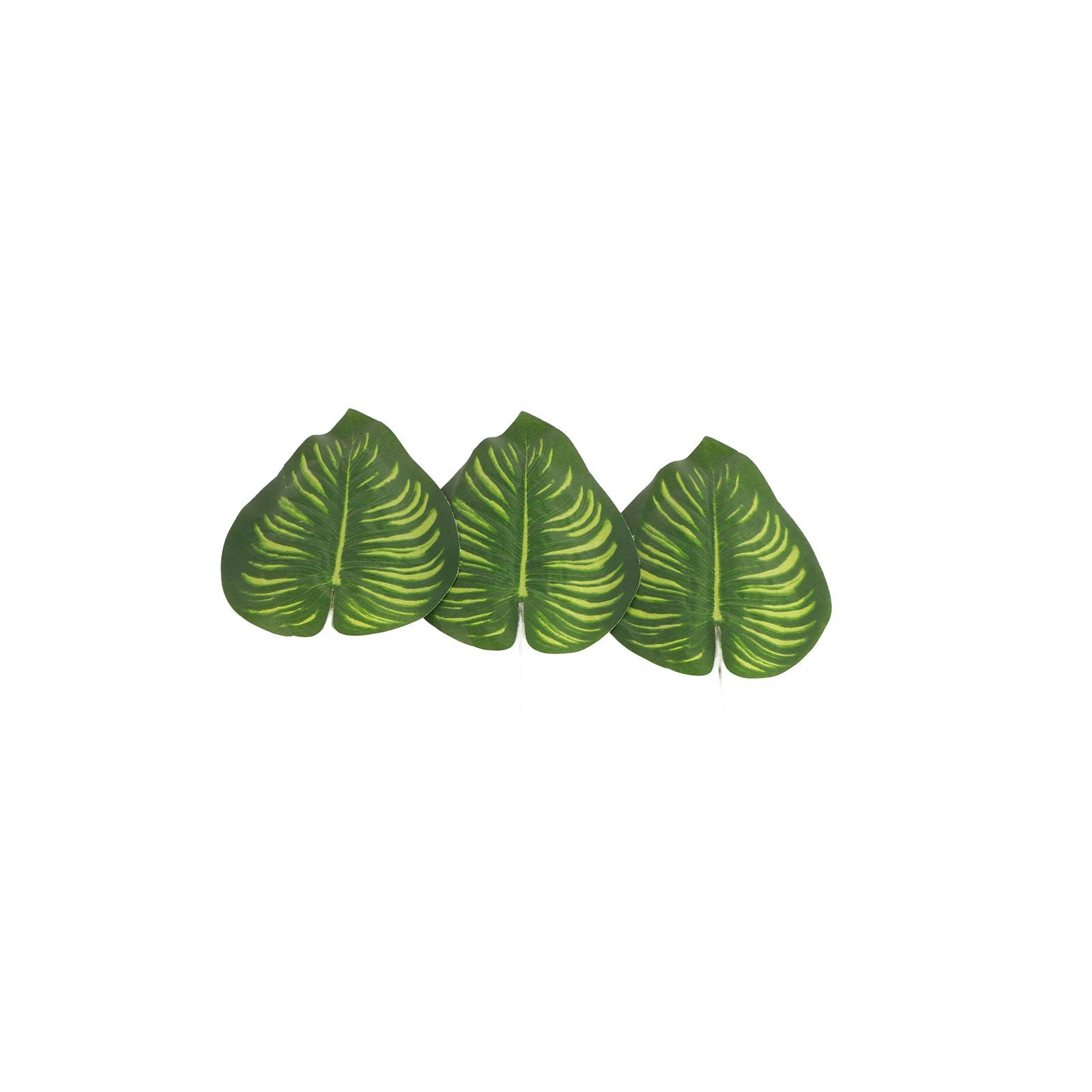 70pcs Simulated Palm Leaves Decorative Practical 10 Kinds Fake Faux Jungle Leaf Set for Home V1294-YM0512-3115220123111