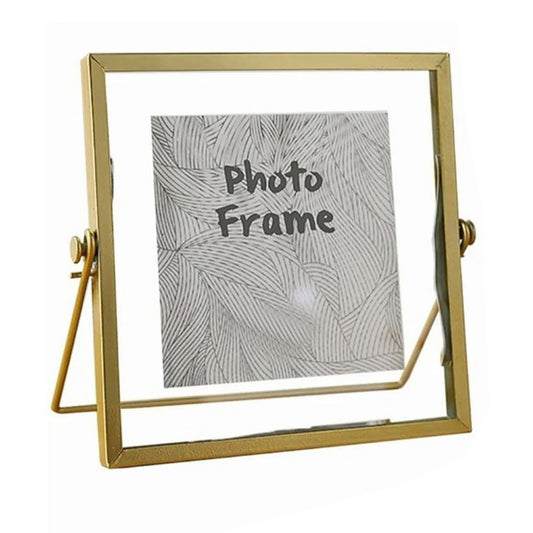 Photo Frame Nordic Style Geometric Metal Wrapping Edges Iron Art Desk Picture Frame for Living Room Office V1294-YM0512-3115220125511