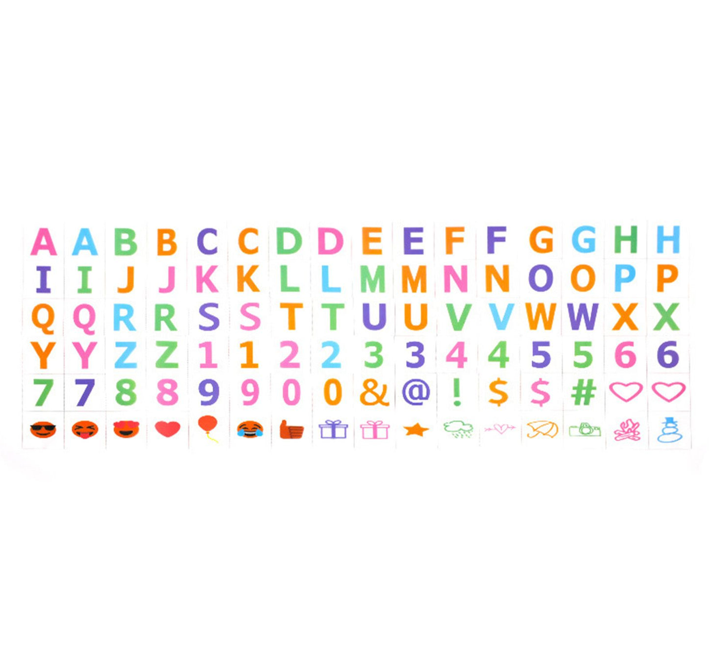 Cinema Light Box Black Heart Shaped LED Light Up Light Box with Coloured Alphabet Stickers V1294-YM0512-3115220128311