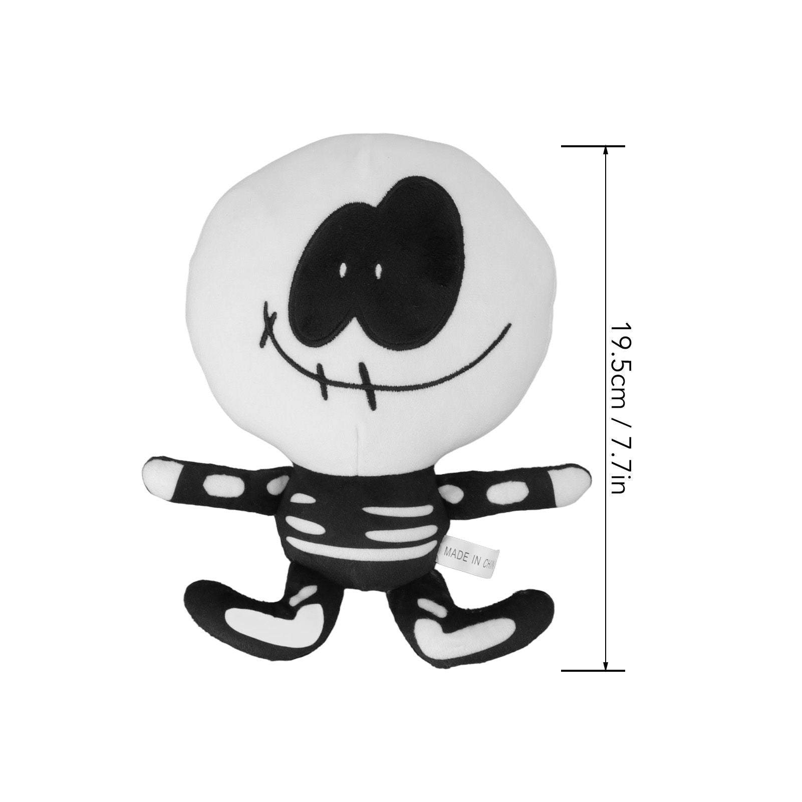 Skeleton Plush Toy Cartoon Anime Soft Stuffed Doll Children Birthday Christmas Gift V1294-YM0512-3115220128911