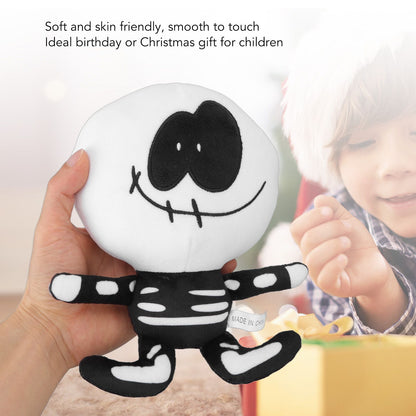 Skeleton Plush Toy Cartoon Anime Soft Stuffed Doll Children Birthday Christmas Gift V1294-YM0512-3115220128911
