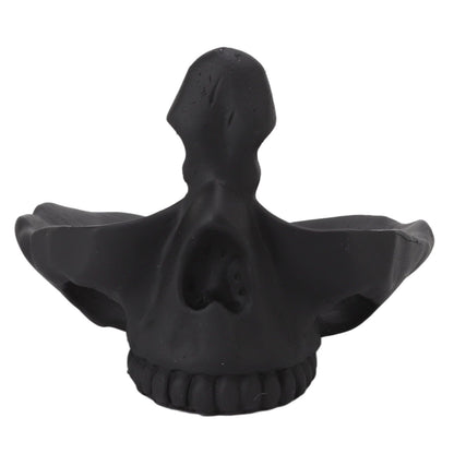 Skull Glasses Stand Lifelike Scratch Resistant Practical Statue Eyeglasses Holder with Storage Tray for Home V1294-YM0512-3115220130311