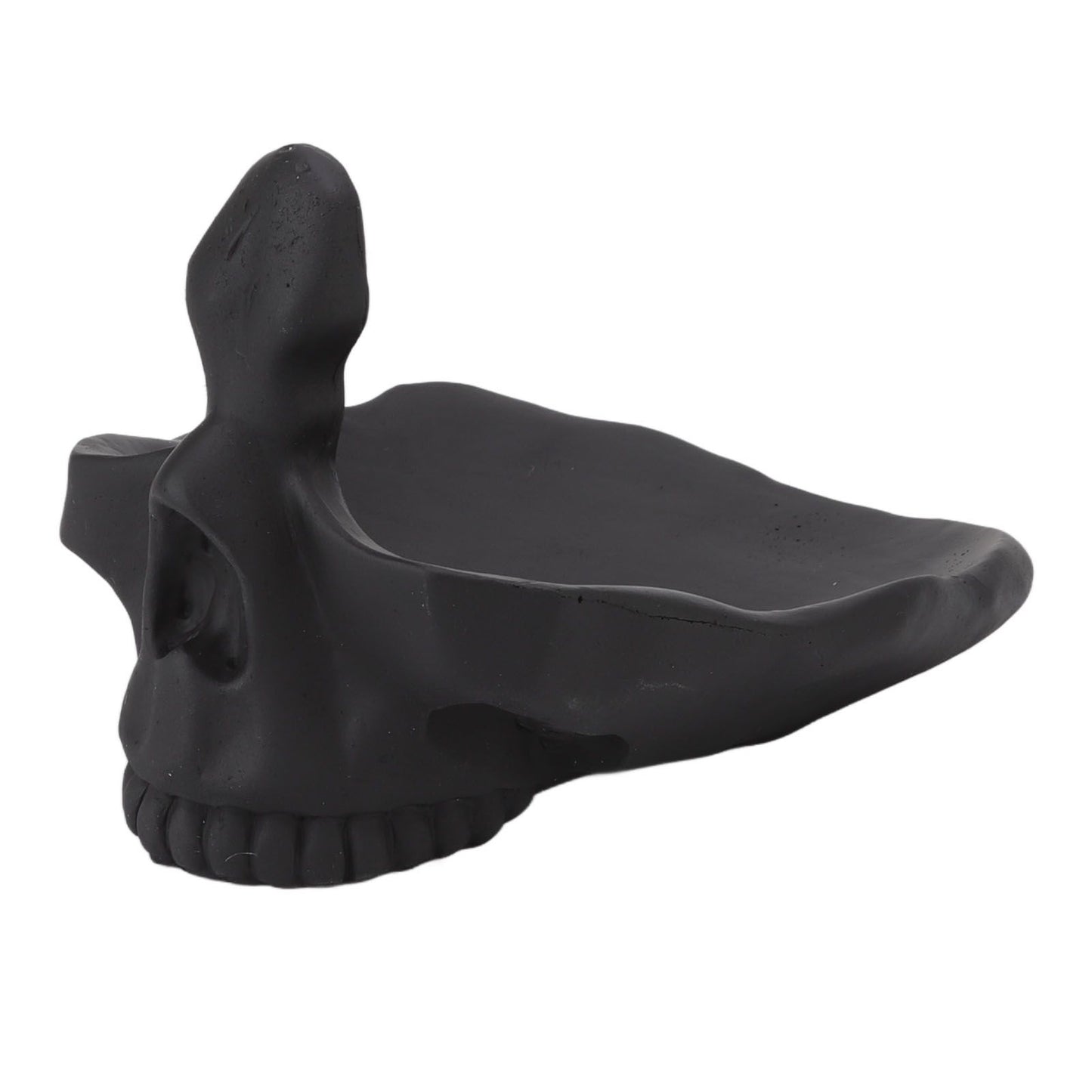 Skull Glasses Stand Lifelike Scratch Resistant Practical Statue Eyeglasses Holder with Storage Tray for Home V1294-YM0512-3115220130311
