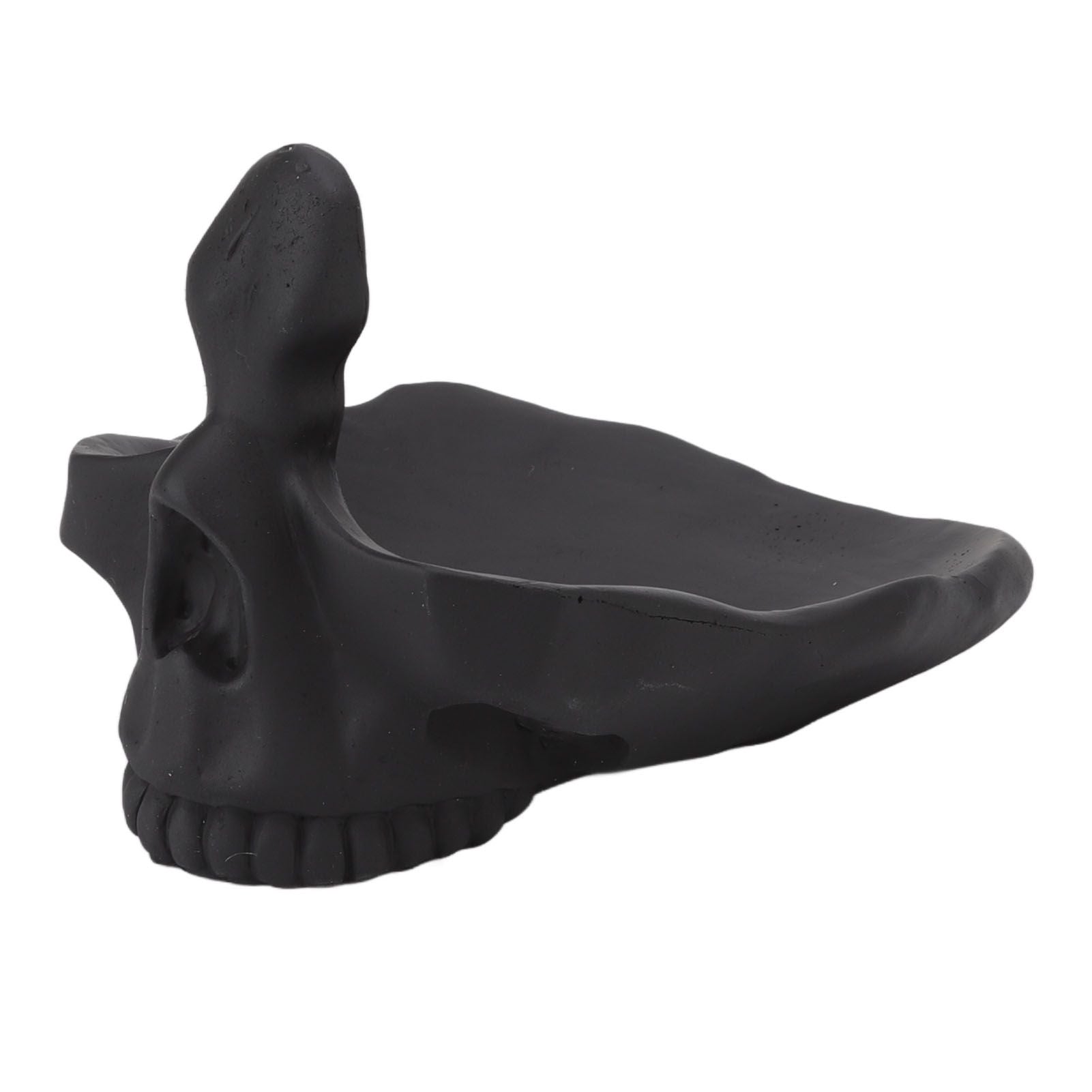 Skull Glasses Stand Lifelike Scratch Resistant Practical Statue Eyeglasses Holder with Storage Tray for Home V1294-YM0512-3115220130311