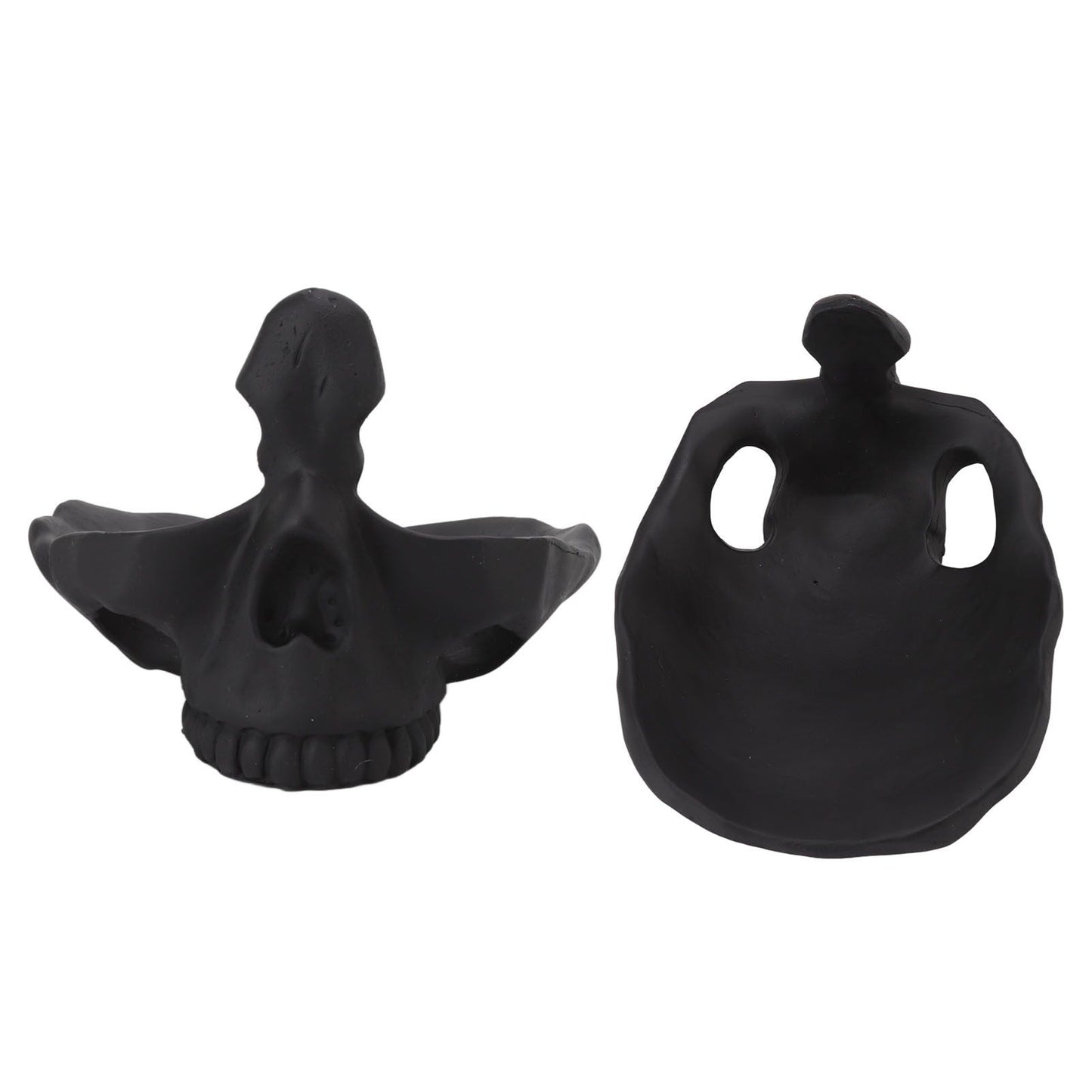Skull Glasses Stand Lifelike Scratch Resistant Practical Statue Eyeglasses Holder with Storage Tray for Home V1294-YM0512-3115220130311
