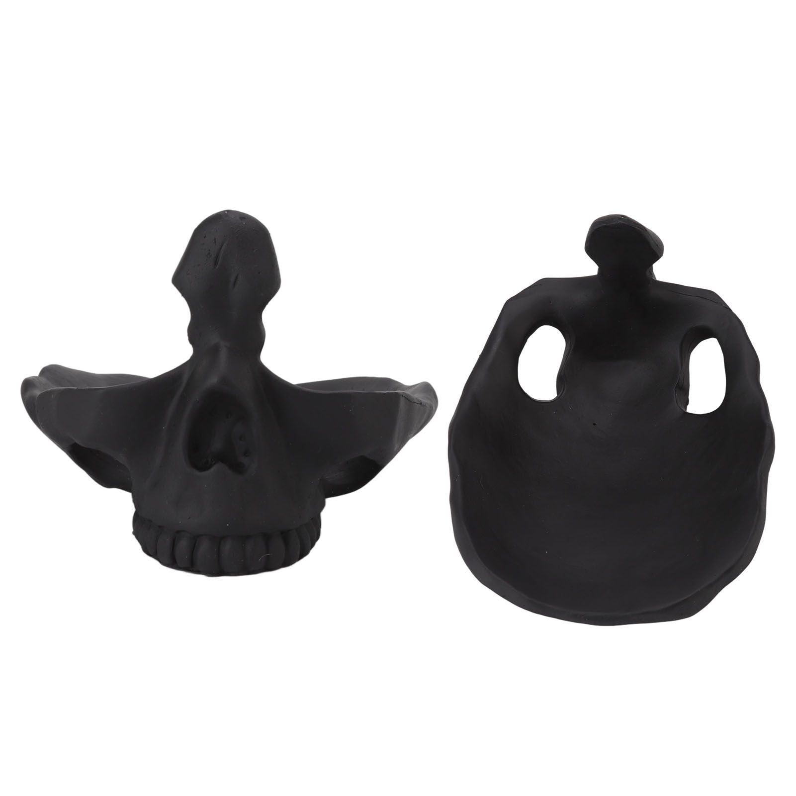 Skull Glasses Stand Lifelike Scratch Resistant Practical Statue Eyeglasses Holder with Storage Tray for Home V1294-YM0512-3115220130311