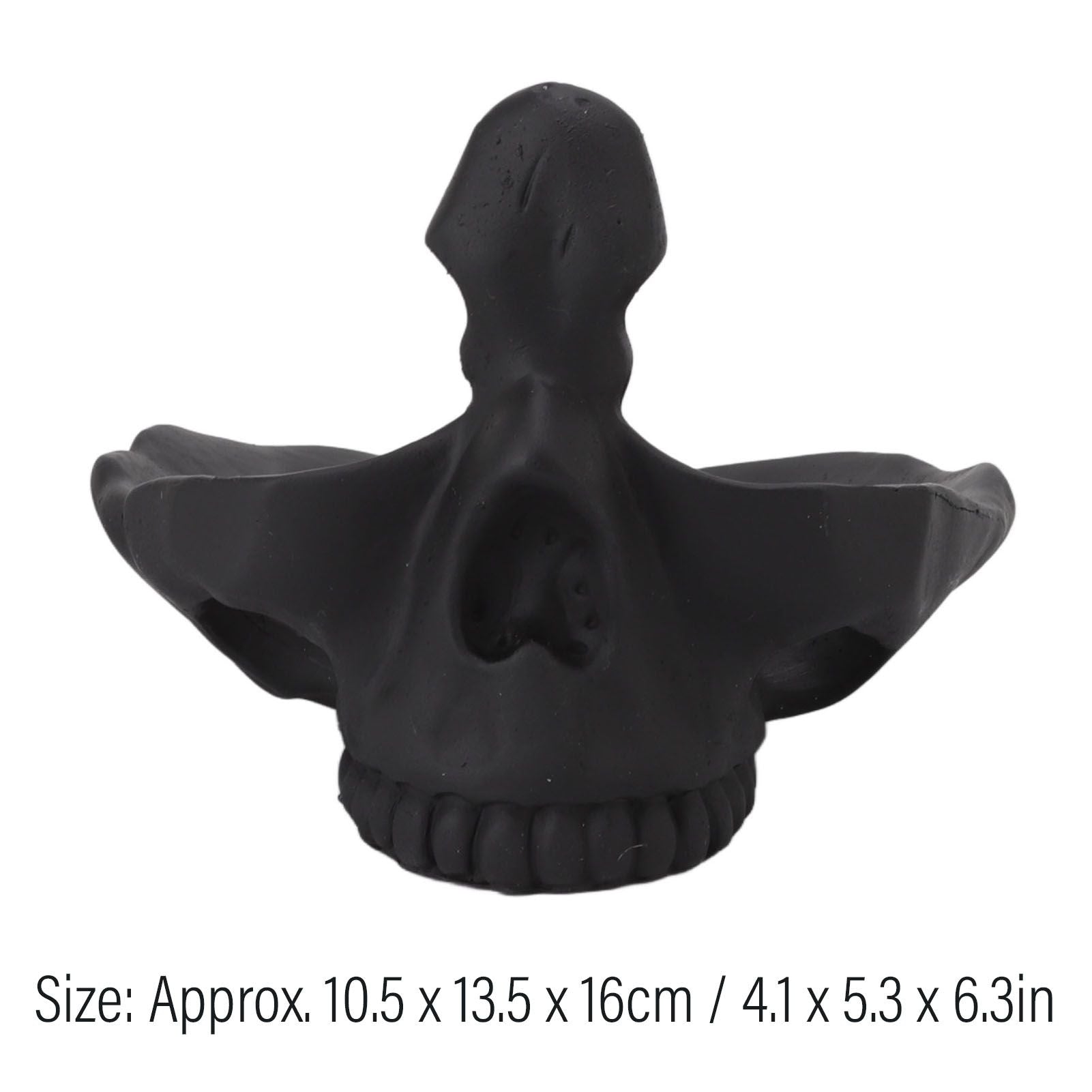 Skull Glasses Stand Lifelike Scratch Resistant Practical Statue Eyeglasses Holder with Storage Tray for Home V1294-YM0512-3115220130311