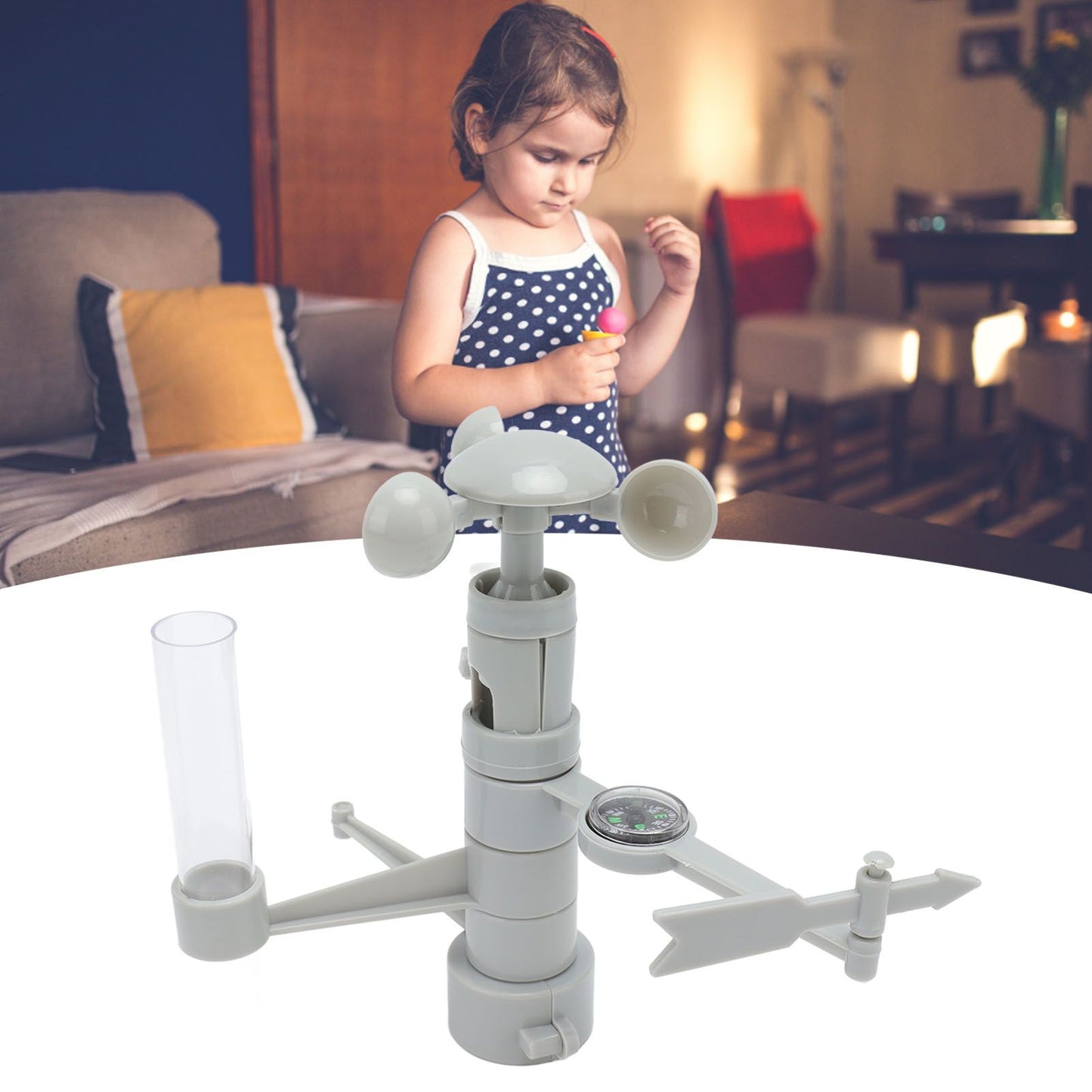 DIY Weather Station Toy Educational Multifunction Weather Station Set Science Education Toys V1294-YM0512-3115220130711